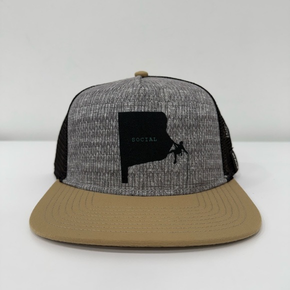 PrAna Unisex Journeyman Trucker Hat - Adjustable Snapback, Mesh Back, Animal Print - View #2